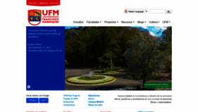 What Ufm.edu website looked like in 2019 (4 years ago)