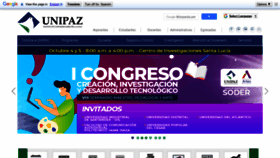 What Unipaz.edu.co website looked like in 2019 (4 years ago)