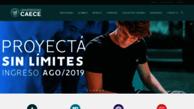 What Ucaecemdp.edu.ar website looked like in 2019 (7 years ago)
