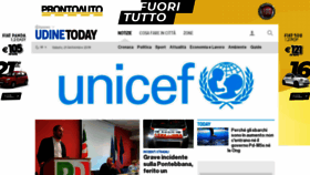 What Udinetoday.it website looked like in 2019 (5 years ago)