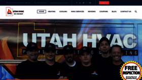 What Utahhvacexperts.com website looked like in 2019 (4 years ago)