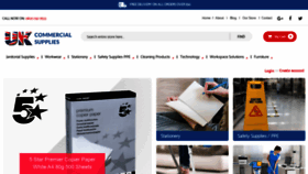 What Ukcommercialsupplies.co.uk website looked like in 2019 (4 years ago)
