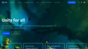 What Unity3d.com website looked like in 2019 (4 years ago)