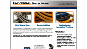 What Universalmetalhose.com website looked like in 2019 (4 years ago)