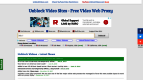 What Unblockvideos.com website looked like in 2019 (4 years ago)