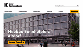 What Ukb.ch website looked like in 2019 (4 years ago)