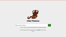 What Urbanthesaurus.org website looked like in 2019 (4 years ago)