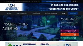 What Universidaddelaltiplano.com website looked like in 2019 (4 years ago)