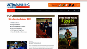 What Ultrarunningraceseries.com website looked like in 2019 (4 years ago)