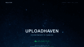 What Uploadhaven.com website looked like in 2019 (4 years ago)