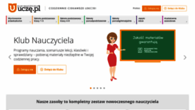 What Ucze.pl website looked like in 2019 (4 years ago)