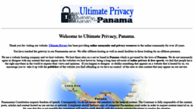 What Ultimate-privacy.net website looked like in 2019 (4 years ago)