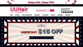 What Uuhair.com website looked like in 2019 (4 years ago)