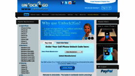 What Unlock2go.com website looked like in 2019 (4 years ago)