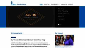 What Unfcufoundation.org website looked like in 2019 (4 years ago)