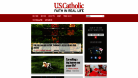 What Uscatholic.com website looked like in 2019 (4 years ago)