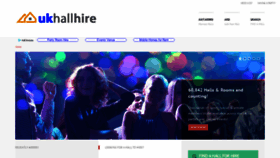 What Uk-hallhire.co.uk website looked like in 2019 (4 years ago)