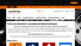 What Ujautoalkatresz.hu website looked like in 2019 (4 years ago)