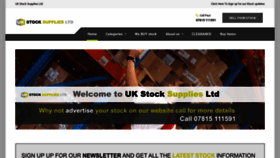 What Ukstocksupplies.co.uk website looked like in 2019 (4 years ago)