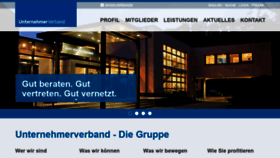 What Unternehmerverband.org website looked like in 2019 (4 years ago)