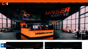 What Unserracing.com website looked like in 2019 (4 years ago)