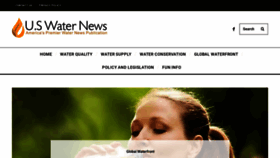 What Uswaternews.com website looked like in 2019 (4 years ago)