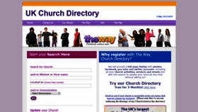 What Ukchurch.org website looked like in 2019 (4 years ago)