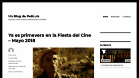 What Unblogdepelicula.com website looked like in 2019 (4 years ago)