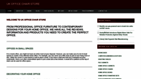 What Ukofficechairstore.com website looked like in 2019 (4 years ago)