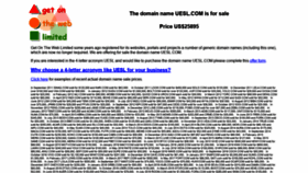 What Uesl.com website looked like in 2019 (5 years ago)