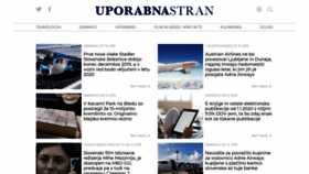 What Uporabnastran.si website looked like in 2019 (4 years ago)