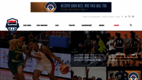 What Usabasketball.com website looked like in 2019 (4 years ago)