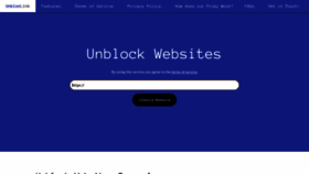 What Unbloc.link website looked like in 2019 (4 years ago)