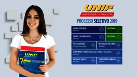 What Unip.br website looked like in 2019 (6 years ago)
