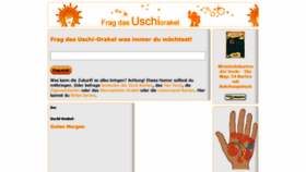 What Uschi-orakel.de website looked like in 2019 (4 years ago)