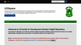 What Udsspace.uds.edu.gh website looked like in 2019 (4 years ago)