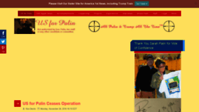 What Us4palin.com website looked like in 2019 (4 years ago)