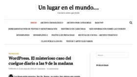 What Unlugarenelmundo.es website looked like in 2019 (4 years ago)