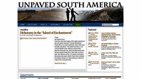 What Unpavedsouthamerica.com website looked like in 2019 (4 years ago)