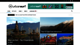 What Urbansurf.me website looked like in 2019 (4 years ago)
