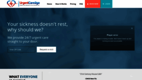 What Urgentcare2go.com website looked like in 2019 (4 years ago)