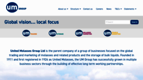 What Umgroup.com website looked like in 2019 (4 years ago)