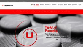 What U-packaging.com website looked like in 2019 (4 years ago)