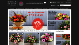 What Urbandesignflowers.co.uk website looked like in 2019 (4 years ago)