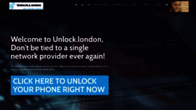 What Unlock.london website looked like in 2019 (4 years ago)