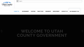 What Utahcounty.gov website looked like in 2019 (4 years ago)