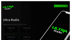 What Ultraradio.com.mx website looked like in 2019 (4 years ago)