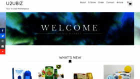 What U2ubiz.com website looked like in 2019 (4 years ago)