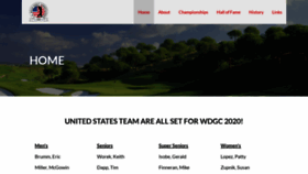What Usdeafgolf.org website looked like in 2019 (4 years ago)