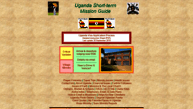 What Ugandamission.net website looked like in 2019 (4 years ago)